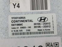 2011-2015 Hyundai Sonata PCM Engine Control Computer ECU ECM PCU OEM P/N:39105-2G912 39155-2G912 Fits OEM Used Auto Parts - 