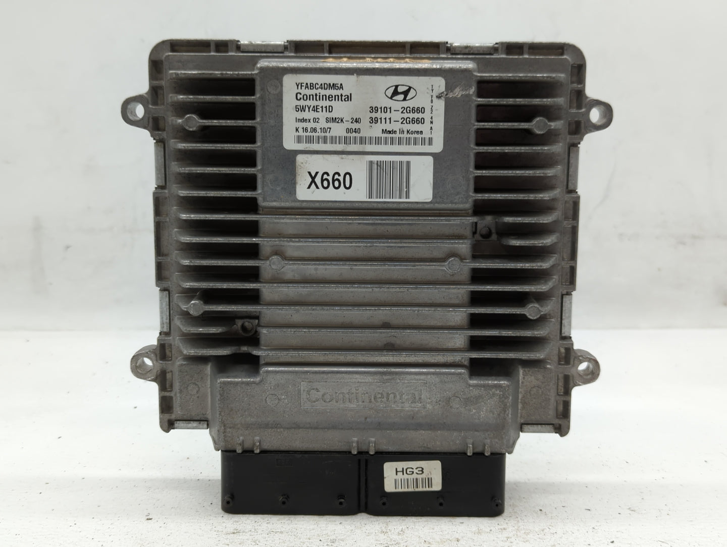 2011 Hyundai Sonata PCM Engine Control Computer ECU ECM PCU OEM P/N:39101-2G660 Fits OEM Used Auto Parts - Oemusedautoparts1