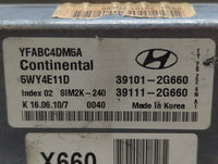 2011 Hyundai Sonata PCM Engine Control Computer ECU ECM PCU OEM P/N:39101-2G660 Fits OEM Used Auto Parts - Oemusedautoparts1