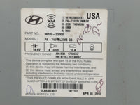 2011 Hyundai Sonata Radio AM FM Cd Player Receiver Replacement P/N:96180-3Q001 96180-3Q000 Fits OEM Used Auto Parts - Oemuse