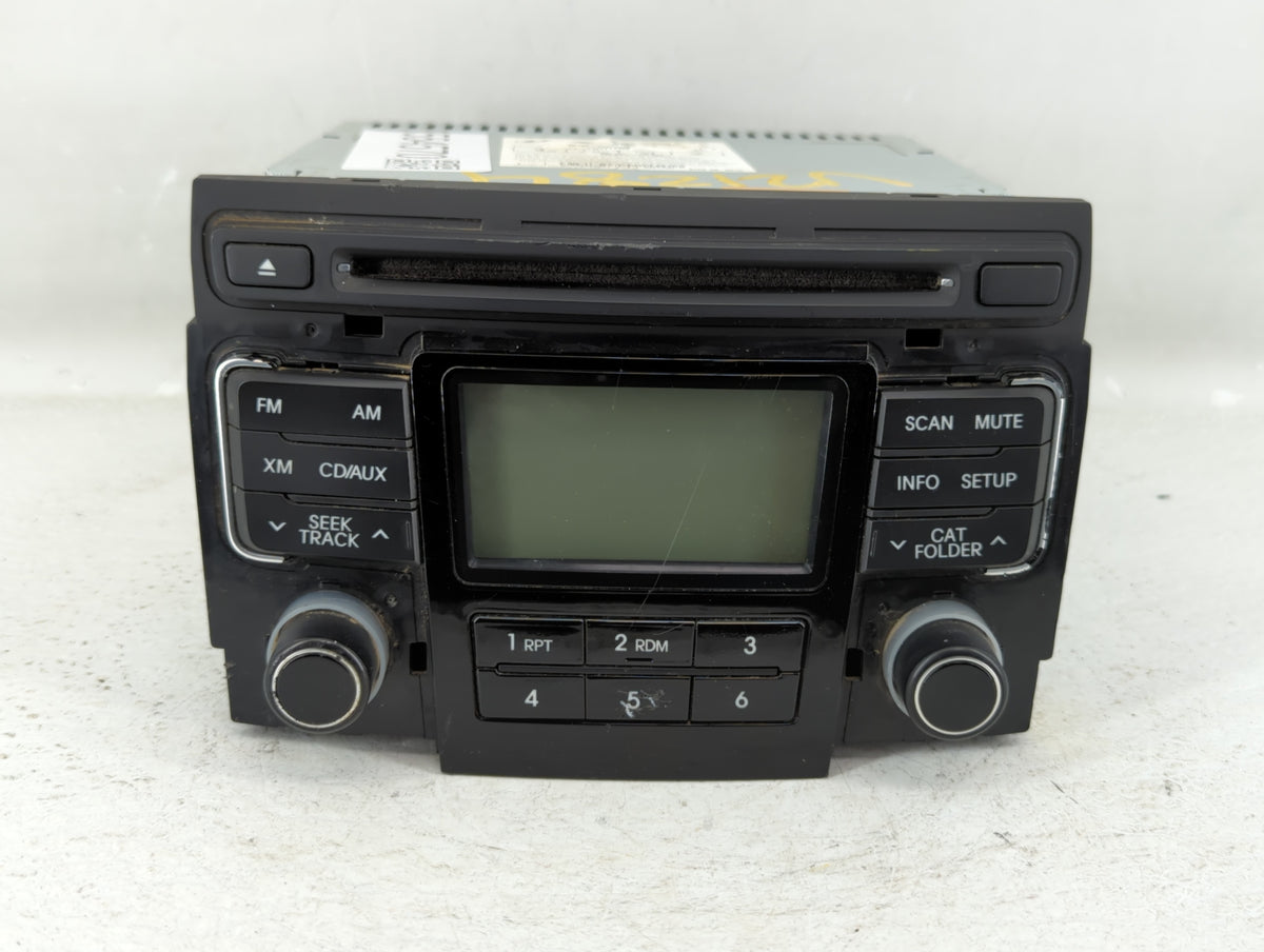 2011-2011 Hyundai Sonata Am Fm Cd Player Radio Receiver 554570 - Oemusedautoparts1.com