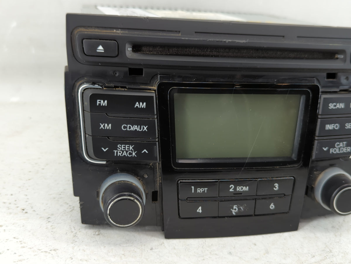2011-2011 Hyundai Sonata Am Fm Cd Player Radio Receiver 554570 - Oemusedautoparts1.com