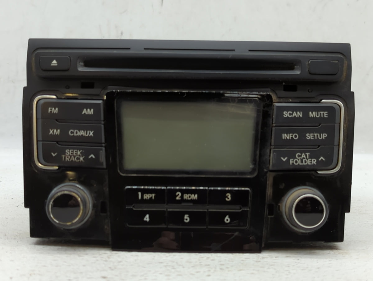 2011-2011 Hyundai Sonata Am Fm Cd Player Radio Receiver 554774 - Oemusedautoparts1.com