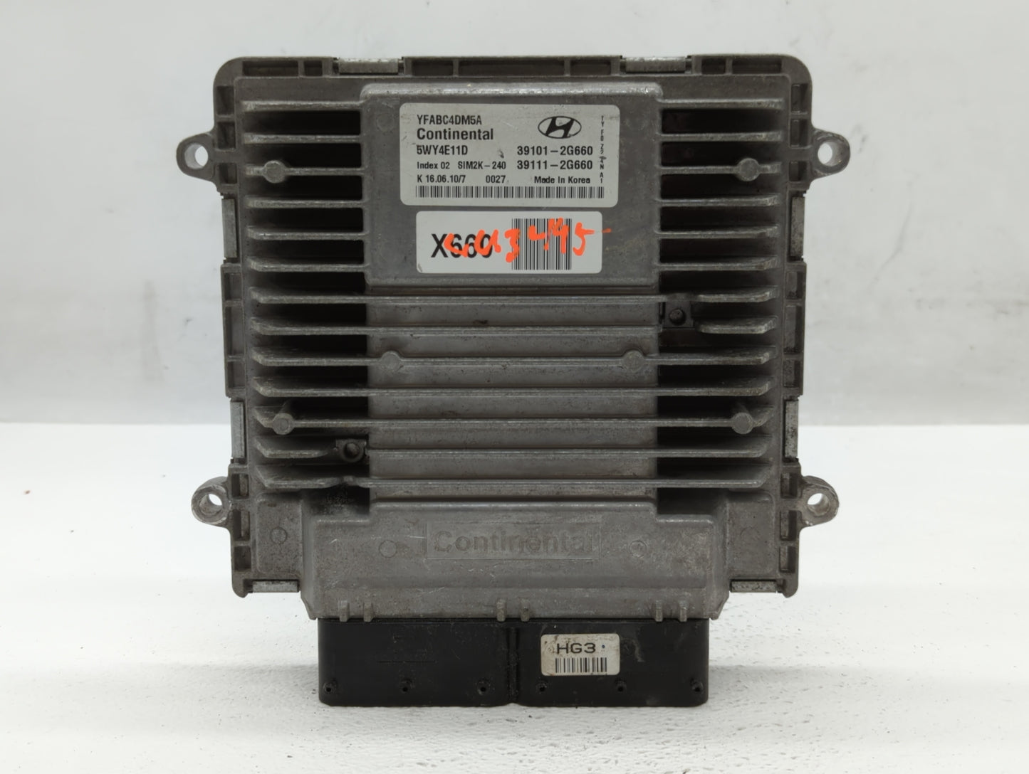 2011-2014 Hyundai Sonata PCM Engine Control Computer ECU ECM PCU OEM P/N:39111-2G660 39101-2G660 Fits Fits 2011 2012 2013 20