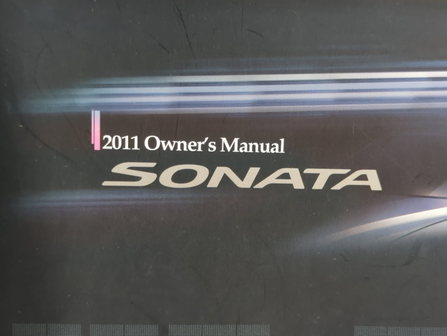 2011 Hyundai Sonata Owners Manual Book Guide P/N:A3S0-EU03A OEM Used Auto Parts - Oemusedautoparts1.com
