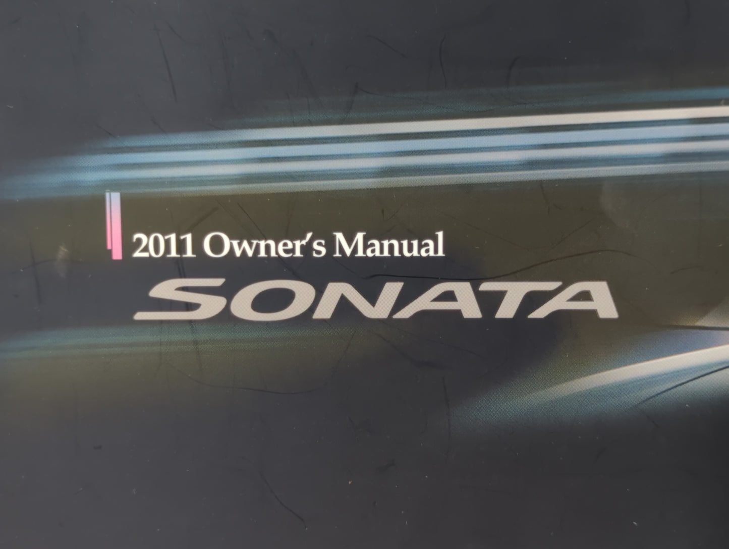 2011 Hyundai Sonata Owners Manual Book Guide P/N:A3S0-EU0DJ OEM Used Auto Parts - Oemusedautoparts1.com