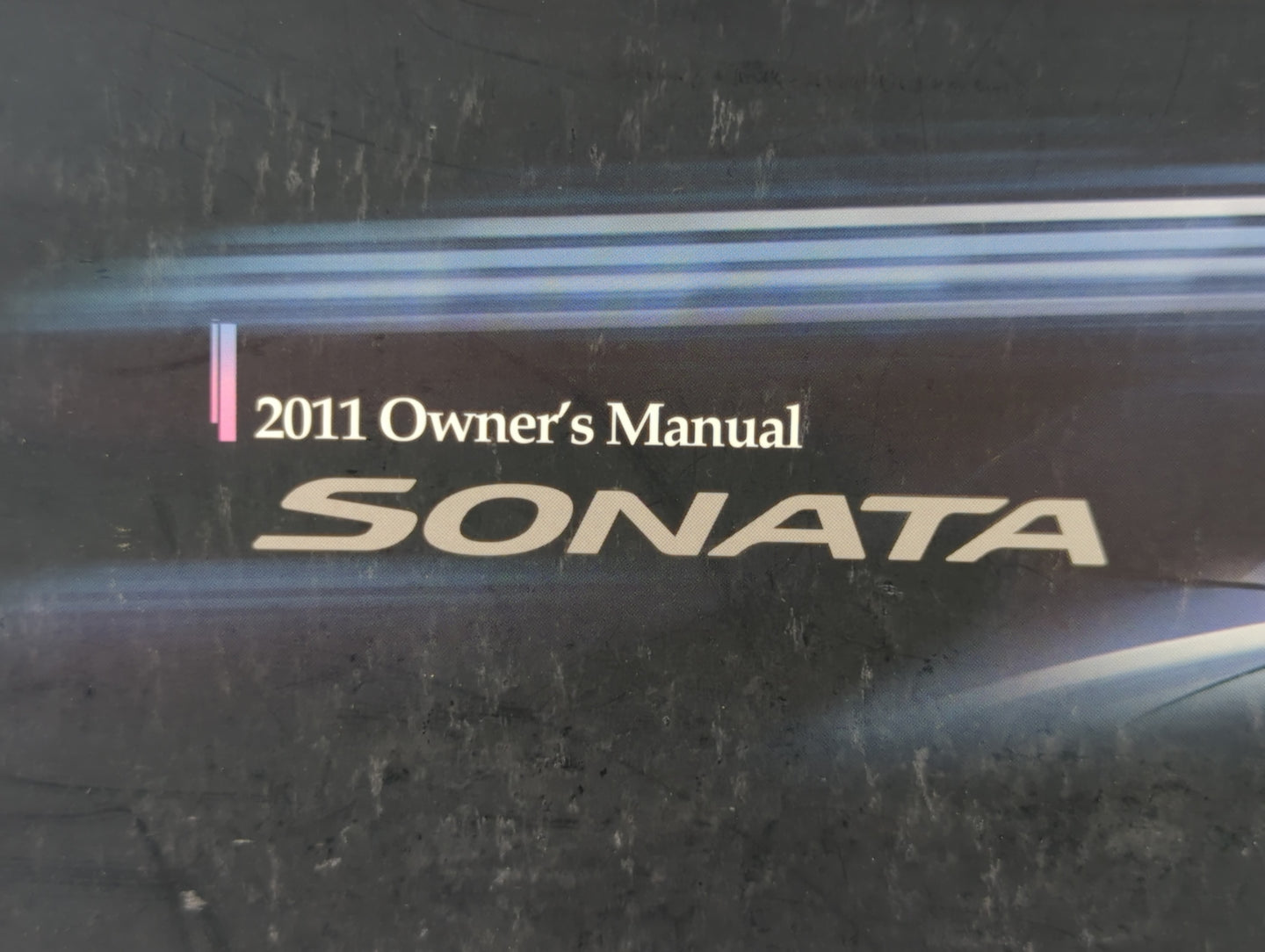 2011 Hyundai Sonata Owners Manual Book Guide P/N:A3S0-EU14J OEM Used Auto Parts - Oemusedautoparts1.com