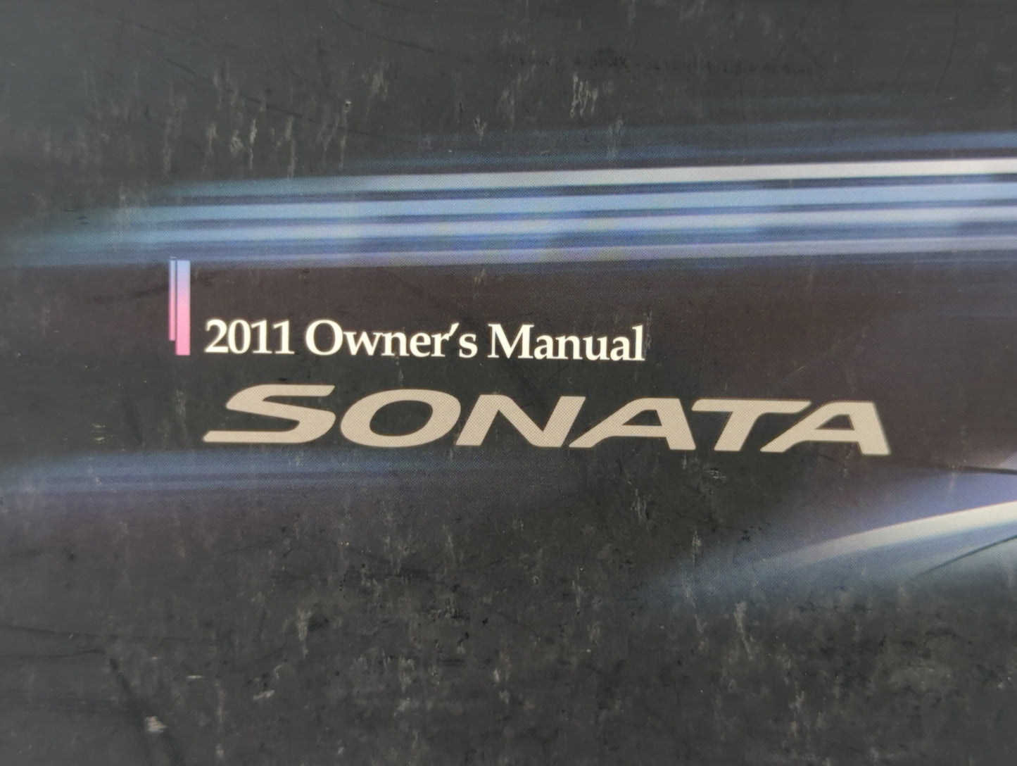 2011 Hyundai Sonata Owners Manual Book Guide P/N:A3S0-EU14J OEM Used Auto Parts - Oemusedautoparts1.com