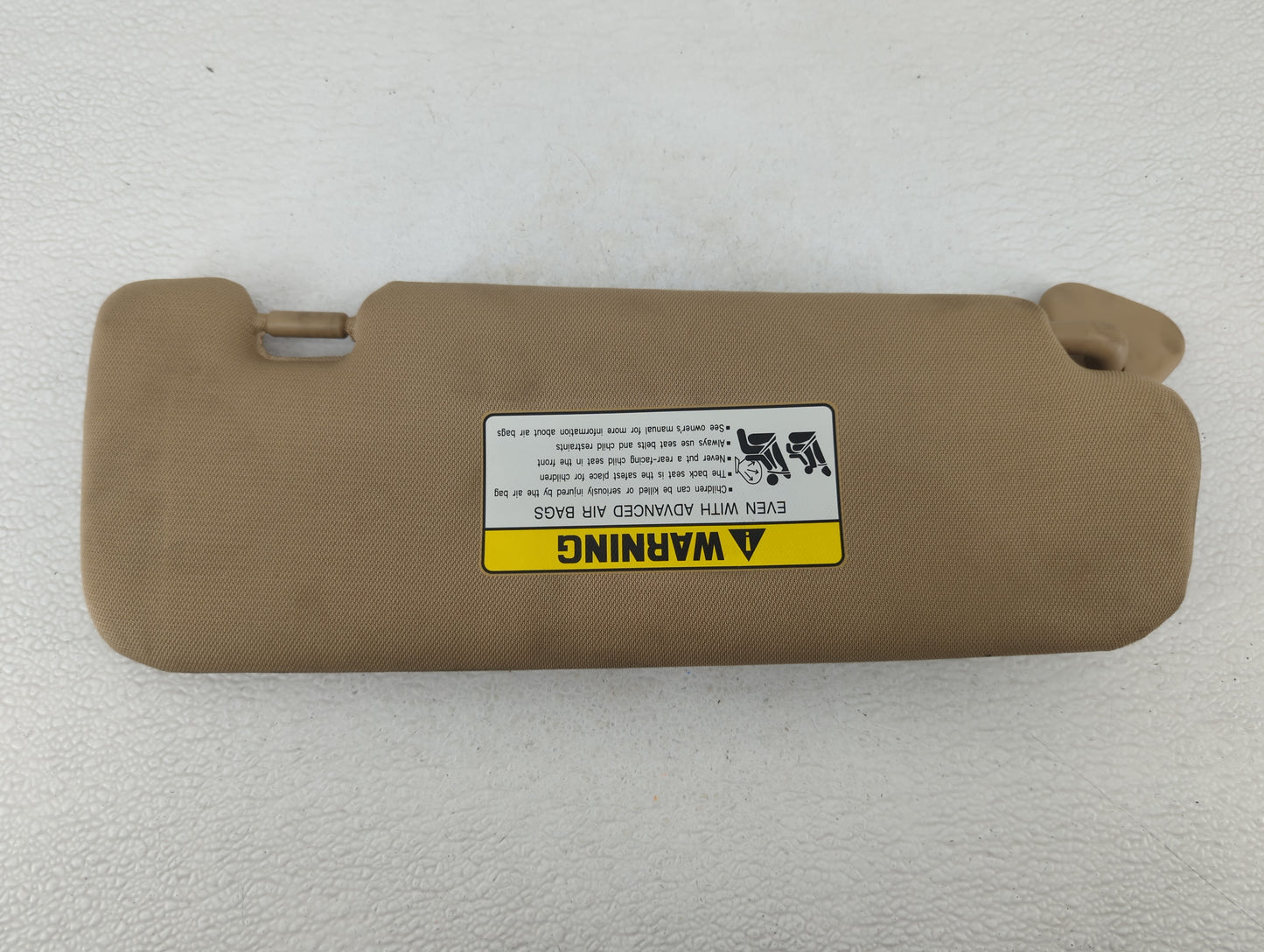 2011-2015 Hyundai Sonata Sun Visor Shade Replacement Passenger Right Mirror Fits Fits 2011 2012 2013 2014 2015 OEM Used Auto