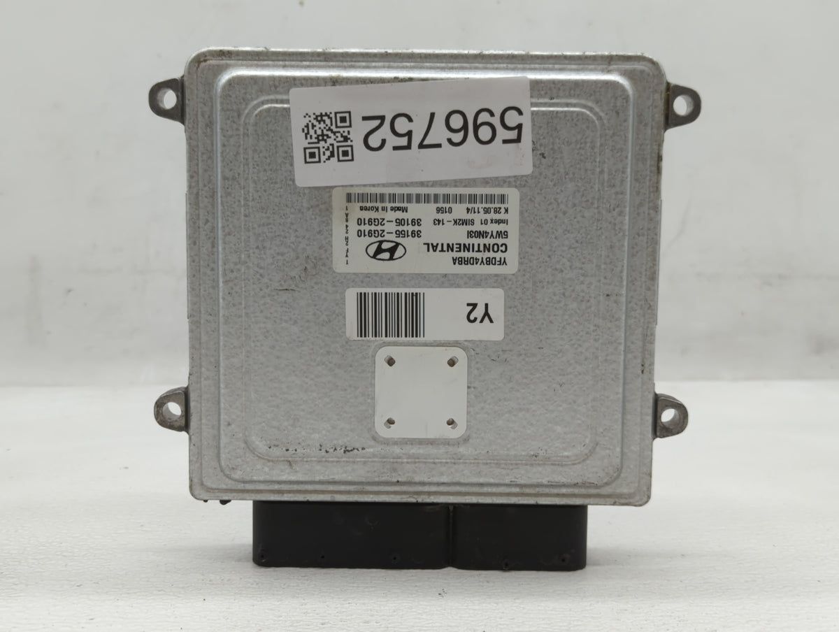 2011-2015 Hyundai Sonata PCM Engine Control Computer ECU ECM PCU OEM P/N:39155-2G910 Fits 2011 2012 2013 2014 2015 OEM Used 