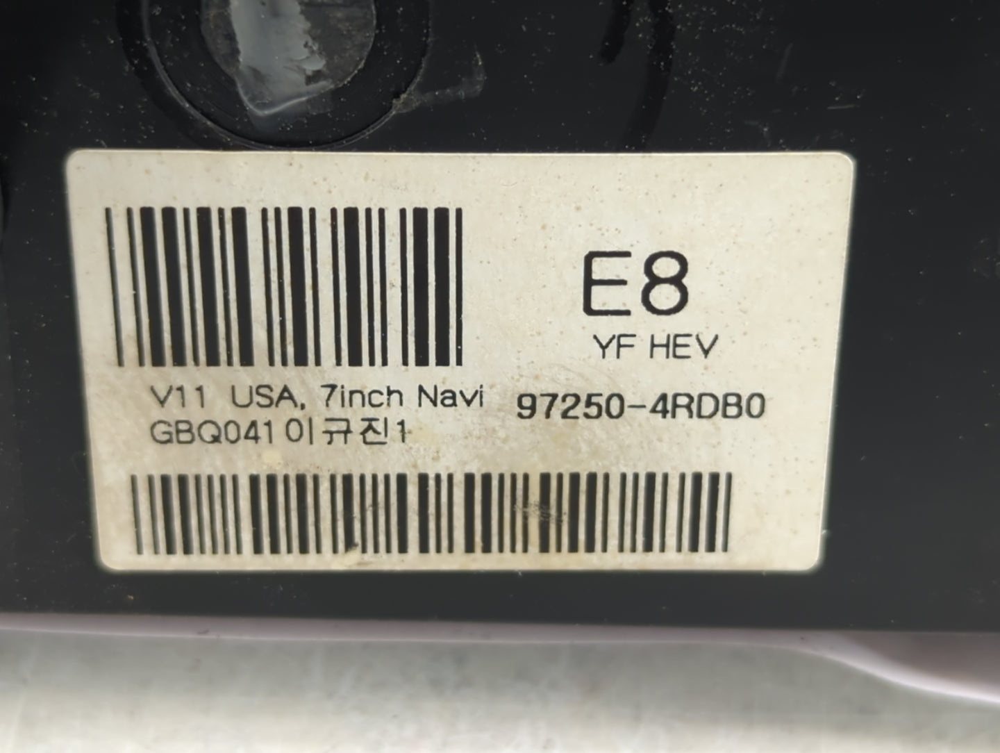 2011-2015 Hyundai Sonata Climate Control Module Temperature AC/Heater Replacement P/N:97250-4RDBA Fits OEM Used Auto Parts -