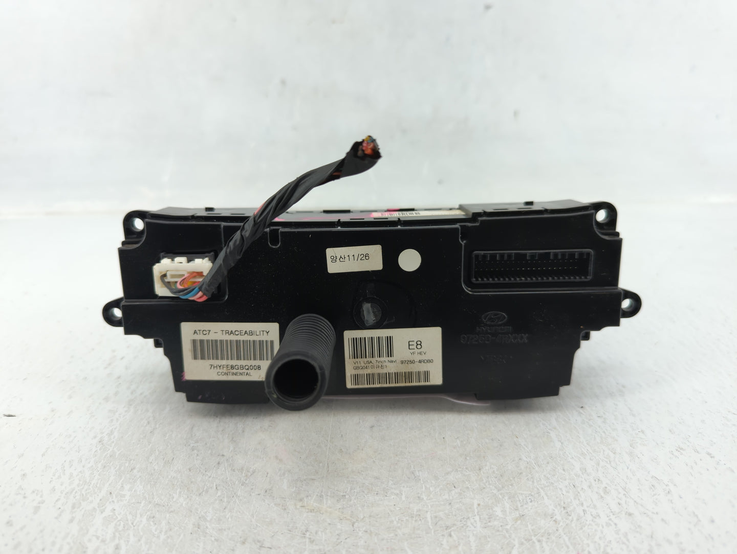 2011-2015 Hyundai Sonata Climate Control Module Temperature AC/Heater Replacement P/N:97250-4RDBA Fits OEM Used Auto Parts -