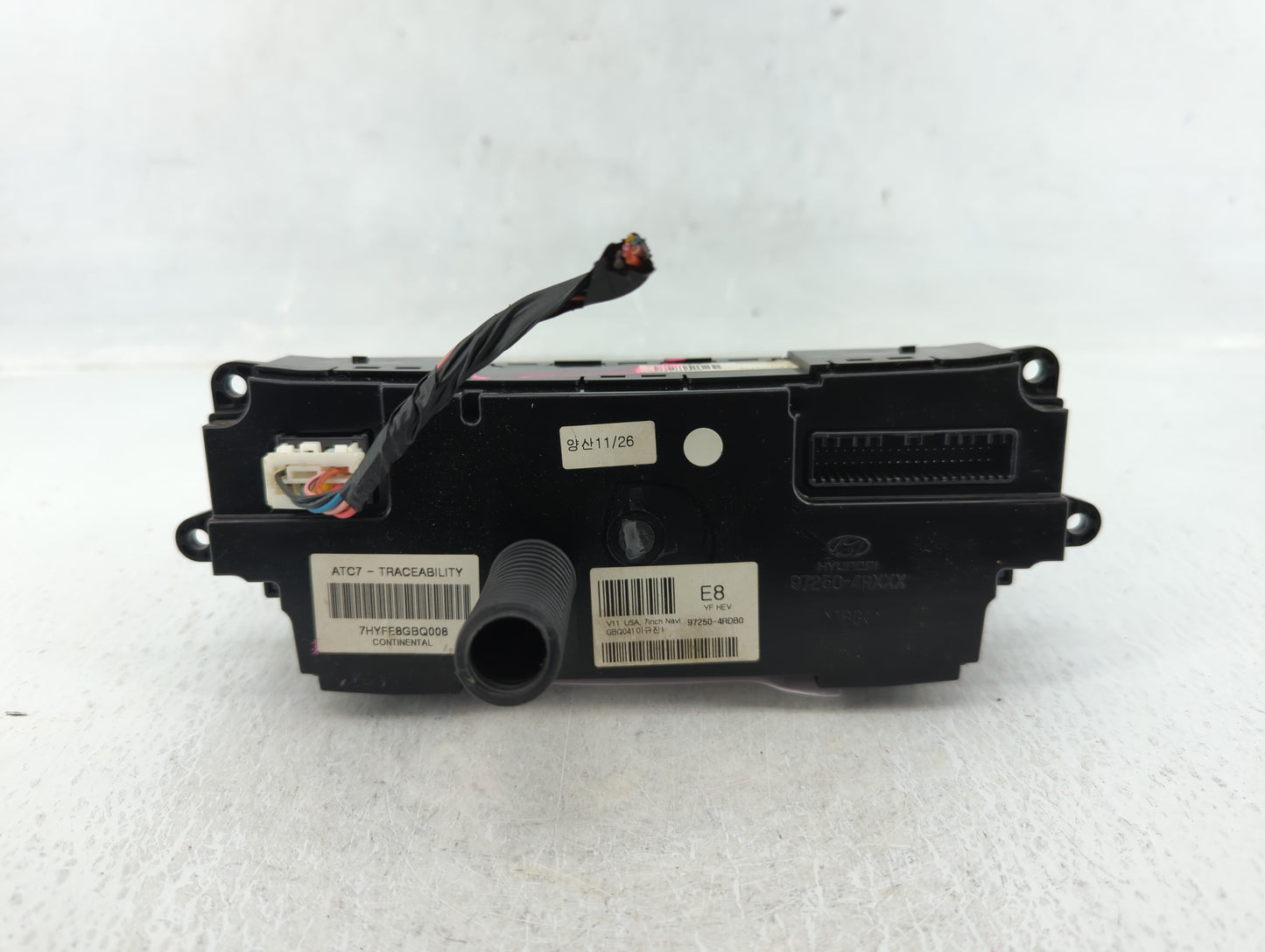 2011-2015 Hyundai Sonata Climate Control Module Temperature AC/Heater Replacement P/N:97250-4RDBA Fits OEM Used Auto Parts -