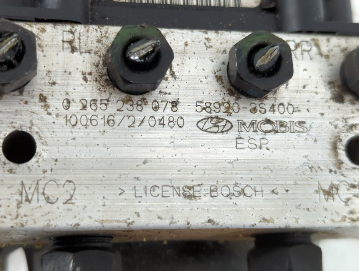 2011-2013 Hyundai Sonata Anti-Lock Brake ABS Pump Module Actuator OEM P/N:58920-3S400 Fits Fits 2011 2012 2013 OEM Used Auto