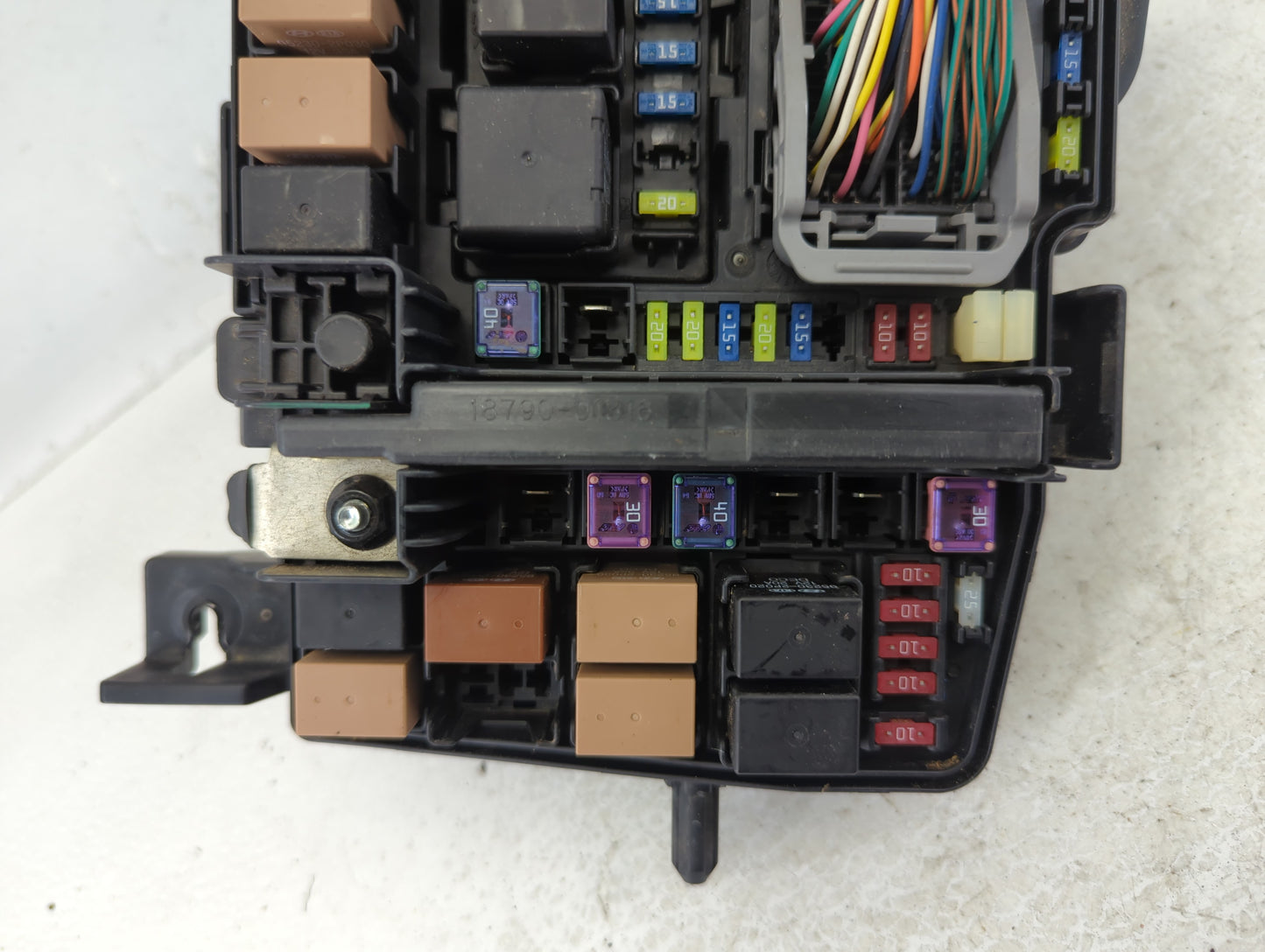 2011-2014 Hyundai Sonata Fusebox Fuse Box Panel Relay Module P/N:VS912003Q170MC Fits Fits 2011 2012 2013 2014 OEM Used Auto 