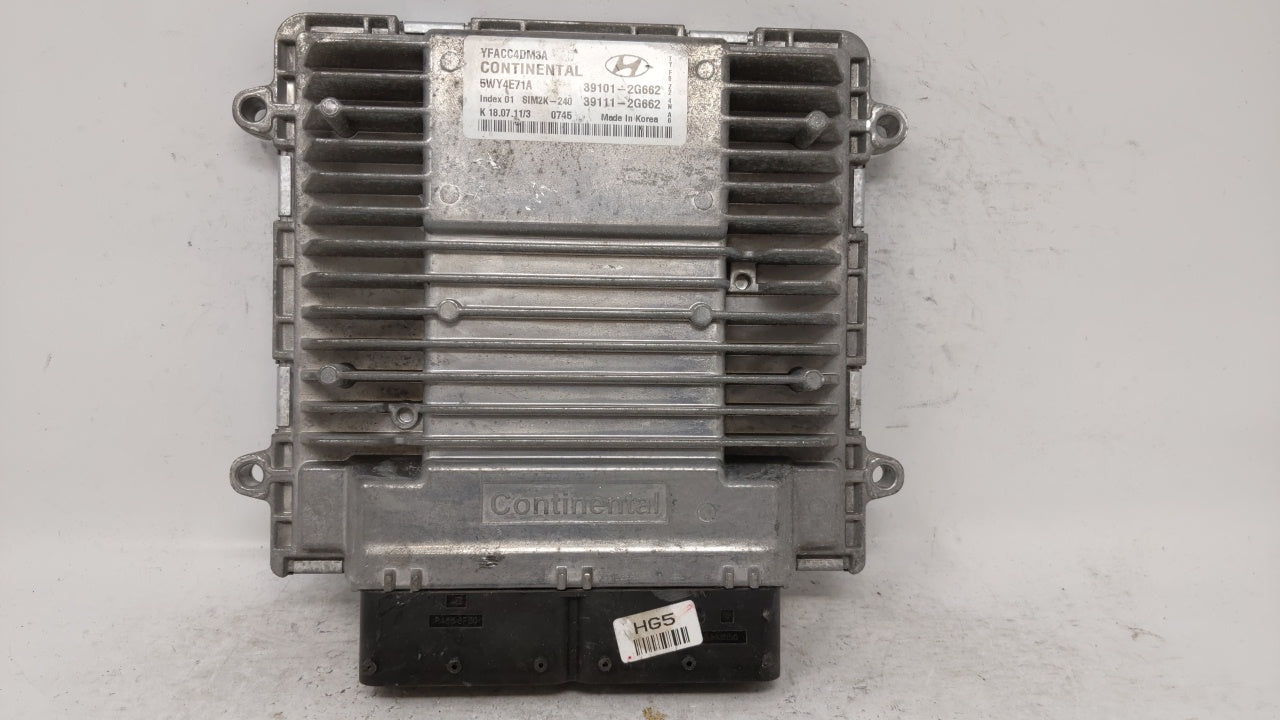 2011-2014 Hyundai Sonata PCM Engine Control Computer ECU ECM PCU OEM P/N:39101-2G662 39111-2G662 Fits Fits 2011 2012 2013 20