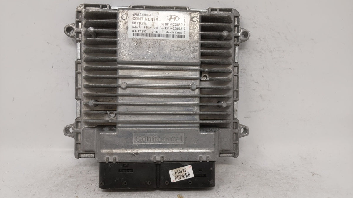 2011-2014 Hyundai Sonata PCM Engine Control Computer ECU ECM PCU OEM P/N:39101-2G662 39111-2G662 Fits 2011 2012 2013 2014 OE