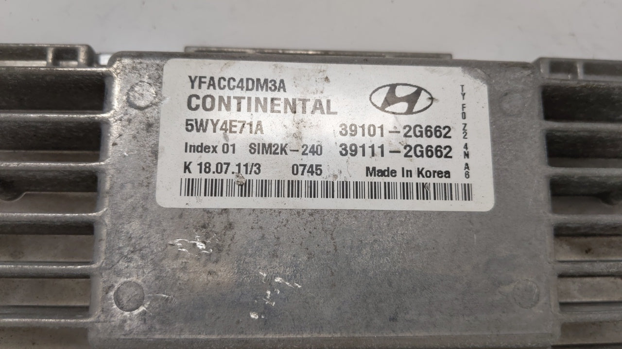 2011-2014 Hyundai Sonata PCM Engine Control Computer ECU ECM PCU OEM P/N:39101-2G662 39111-2G662 Fits Fits 2011 2012 2013 20