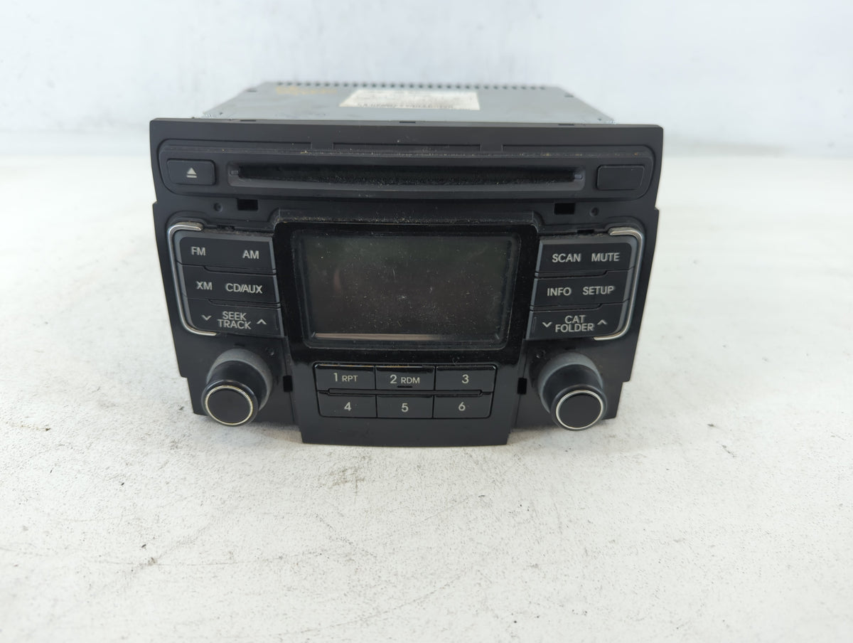 2011-2011 Hyundai Sonata Am Fm Cd Player Radio Receiver 674127 - Oemusedautoparts1.com