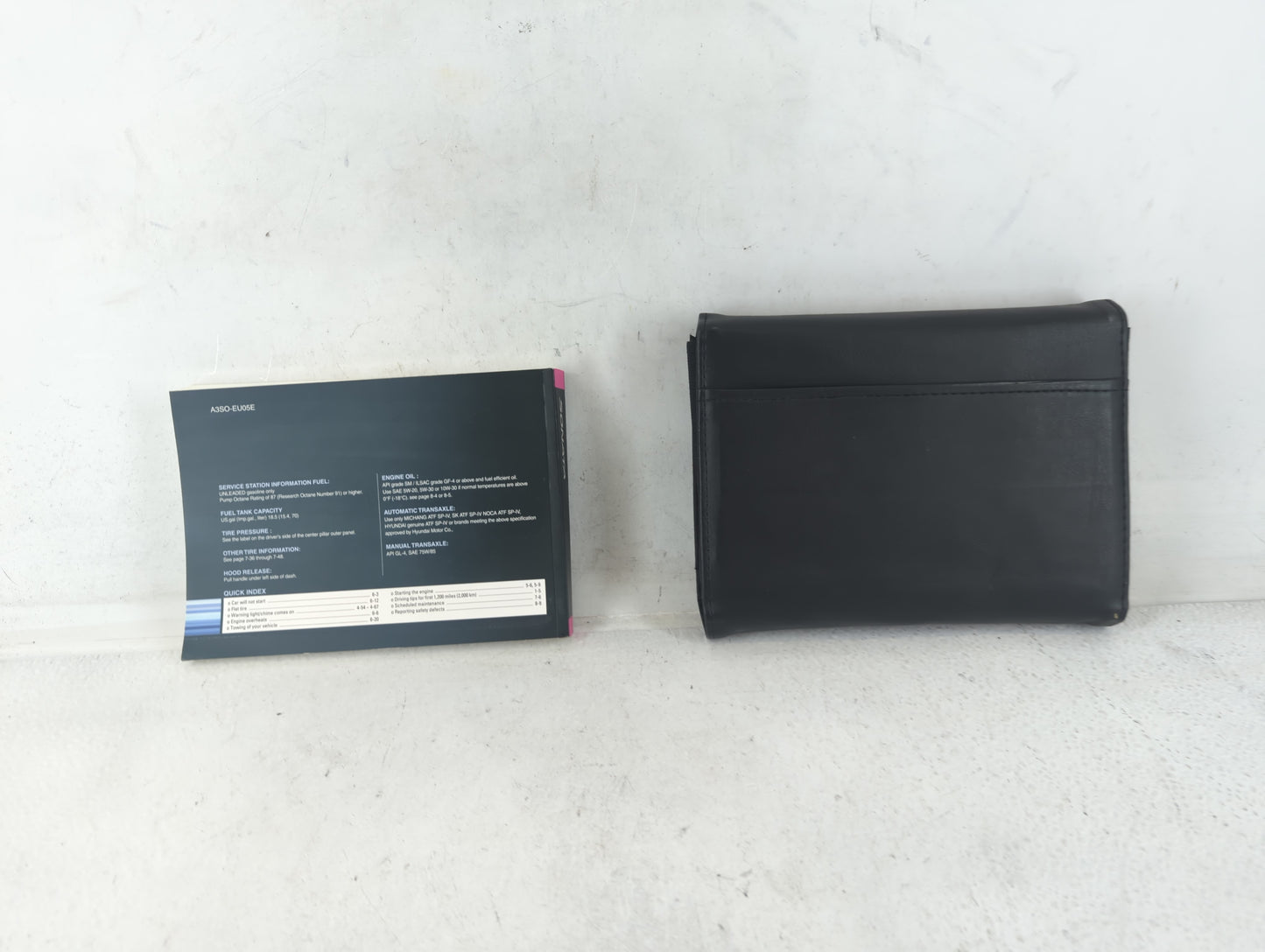 2011 Hyundai Sonata Owners Manual Book Guide P/N:A3SO-EU05E OEM Used Auto Parts - Oemusedautoparts1.com