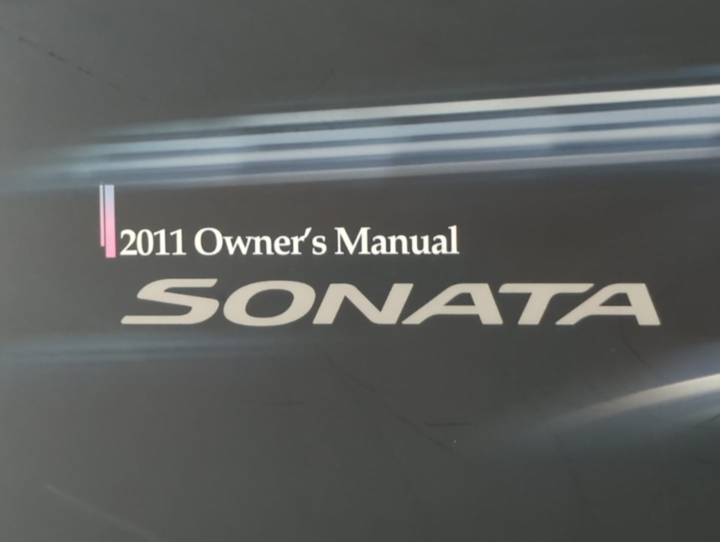 2011 Hyundai Sonata Owners Manual Book Guide P/N:A3SO-EU05E OEM Used Auto Parts - Oemusedautoparts1.com