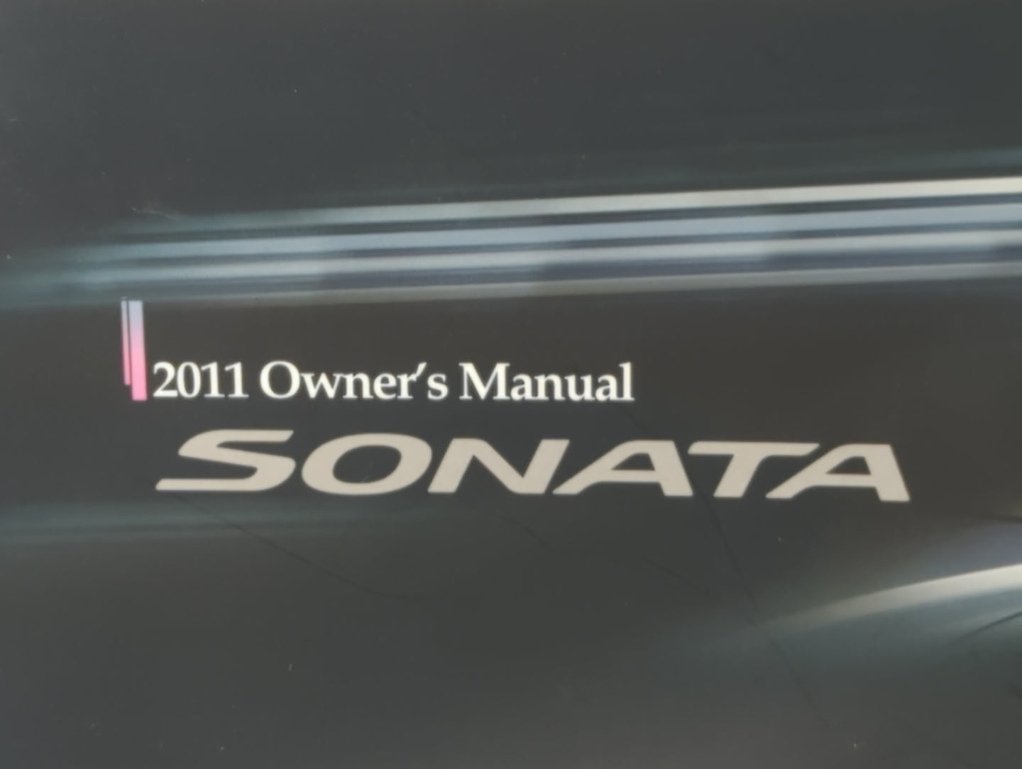 2011 Hyundai Sonata Owners Manual Book Guide P/N:A3SO-EU06F OEM Used Auto Parts - Oemusedautoparts1.com