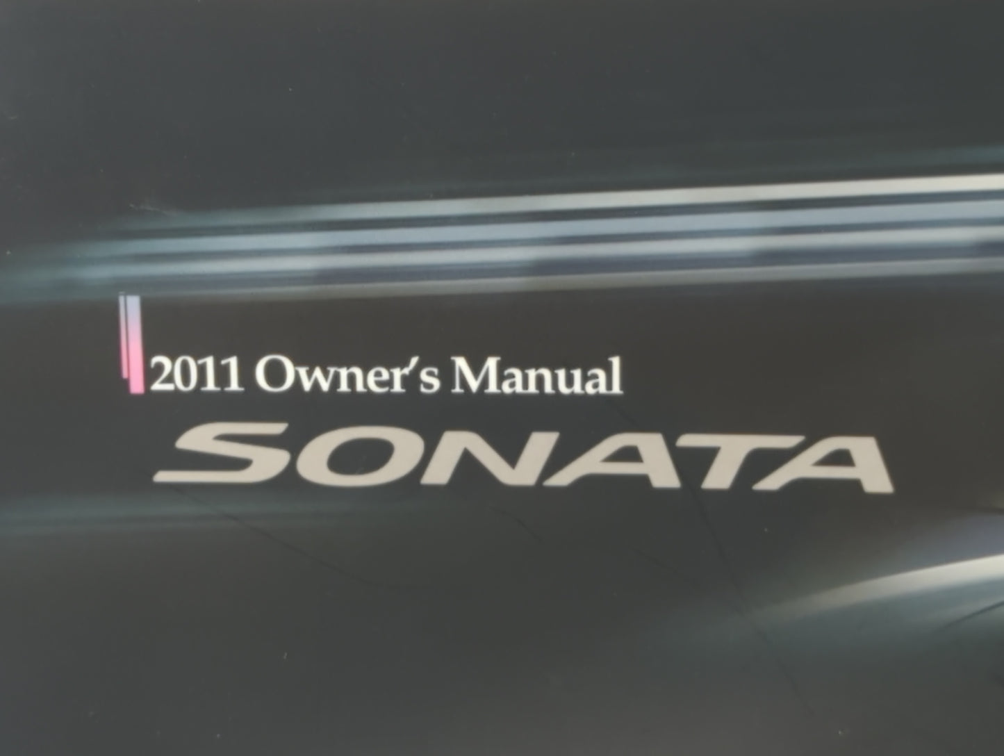 2011 Hyundai Sonata Owners Manual Book Guide P/N:A3SO-EU06F OEM Used Auto Parts - Oemusedautoparts1.com