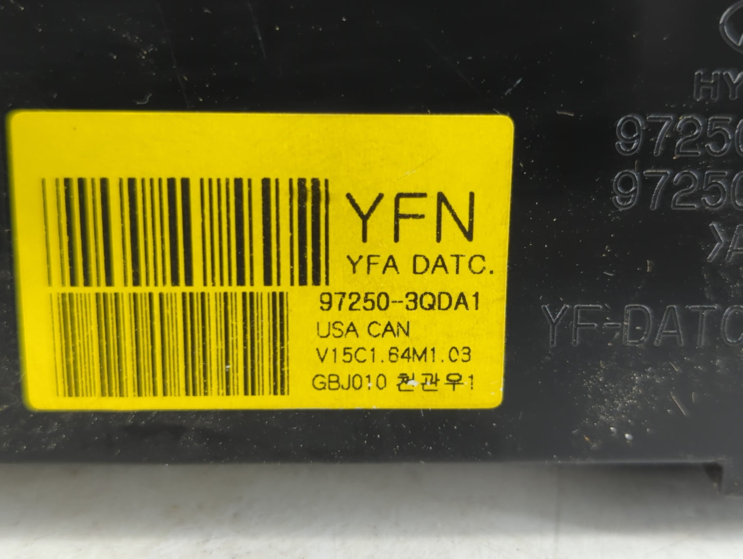 2011-2013 Hyundai Sonata Climate Control Module Temperature AC/Heater Replacement P/N:97250-3QDA1 Fits Fits 2011 2012 2013 O