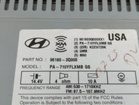2011-2011 Hyundai Sonata Am Fm Cd Player Radio Receiver 720060 - Oemusedautoparts1.com