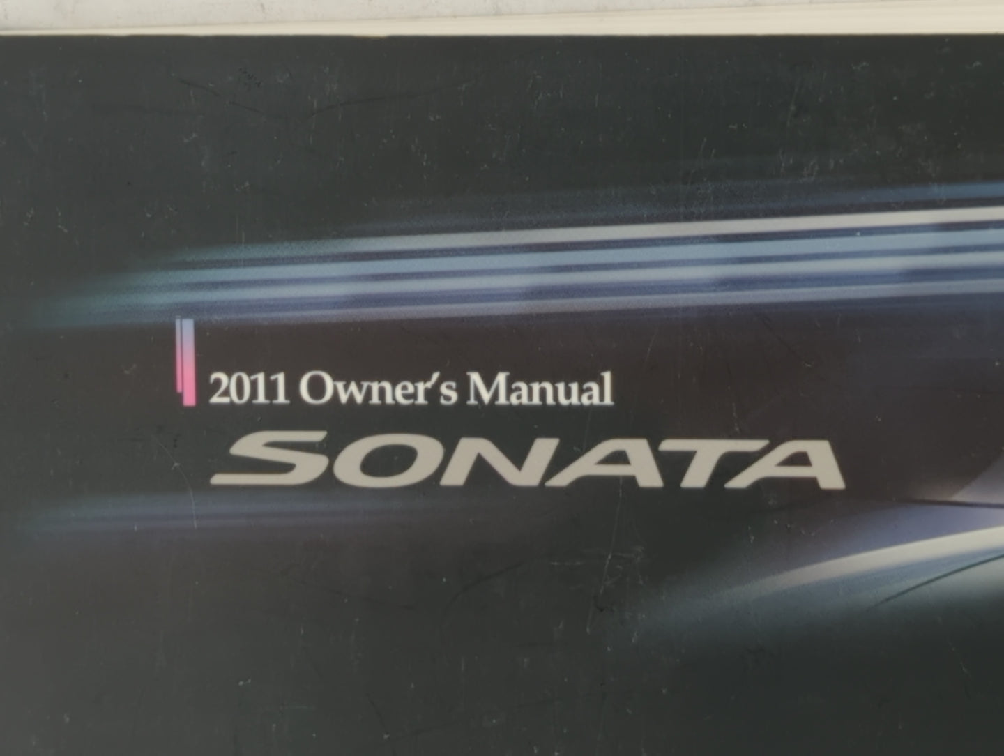 2011 Hyundai Sonata Owners Manual Book Guide P/N:A3SO-EU0OH OEM Used Auto Parts - Oemusedautoparts1.com