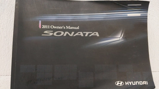 2011 Hyundai Sonata Owners Manual Book Guide OEM Used Auto Parts - Oemusedautoparts1.com