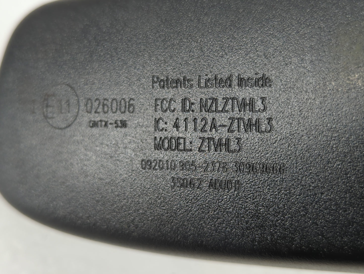 2011 Hyundai Sonata Interior Rear View Mirror Replacement OEM P/N:E11015894 Fits OEM Used Auto Parts - Oemusedautoparts1.com