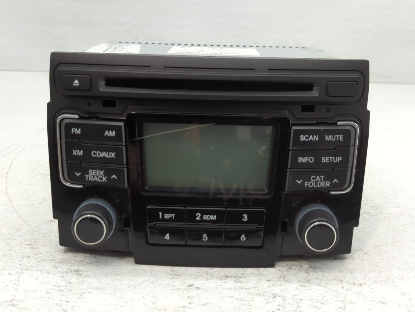 2011 Hyundai Sonata Radio AM FM Cd Player Receiver Replacement P/N:96180-3Q0014X Fits OEM Used Auto Parts - Oemusedautoparts
