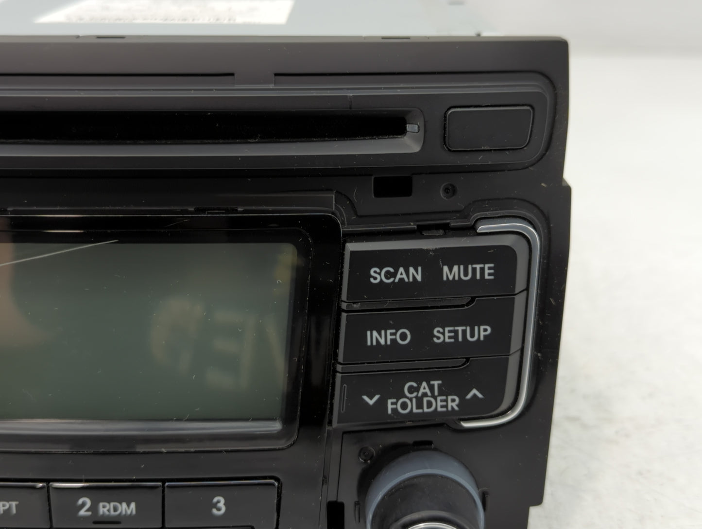 2011 Hyundai Sonata Radio AM FM Cd Player Receiver Replacement P/N:96180-3Q0014X Fits OEM Used Auto Parts - Oemusedautoparts