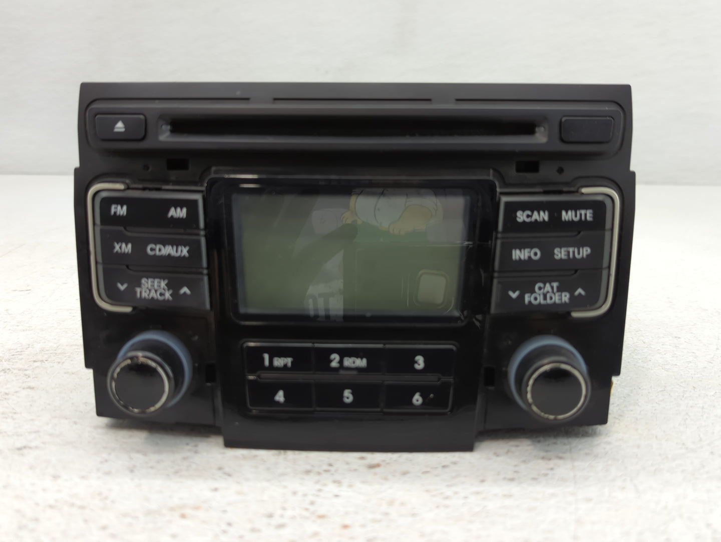2011-2015 Hyundai Sonata Radio AM FM Cd Player Receiver Replacement P/N:96180-3Q000 Fits Fits 2011 2012 2013 2014 2015 OEM U