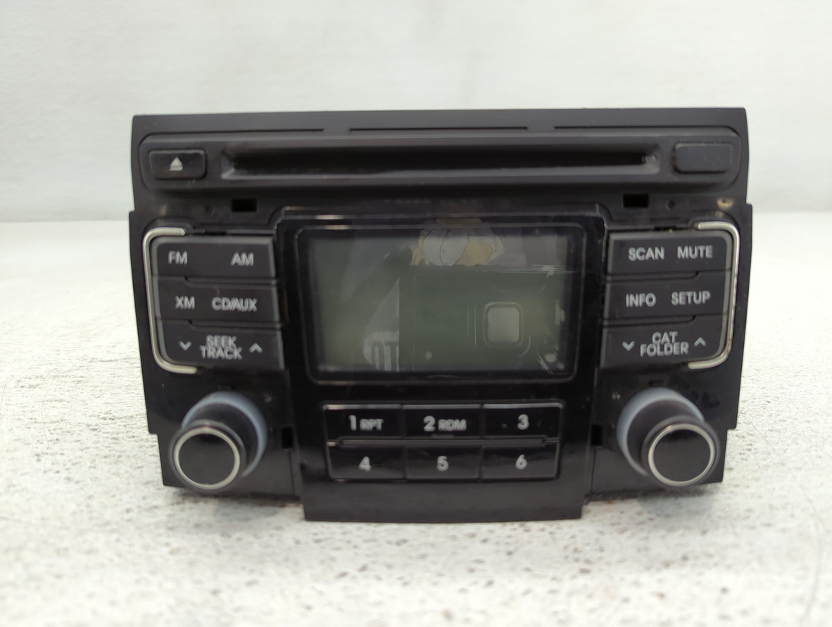 2011-2015 Hyundai Sonata Am Fm Cd Player Radio Receiver 744274 - Oemusedautoparts1.com