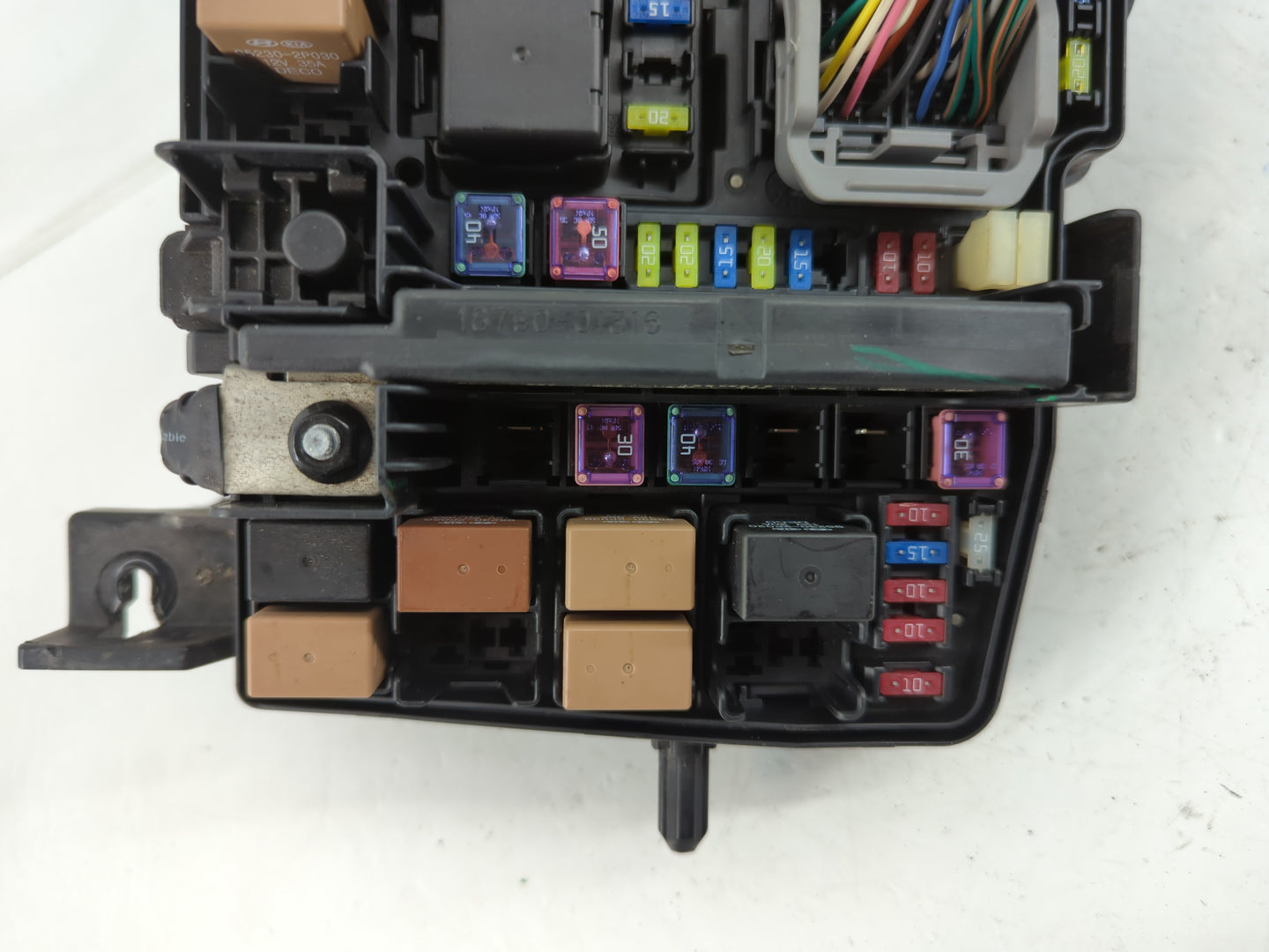 2011-2014 Hyundai Sonata Fusebox Fuse Box Panel Relay Module P/N:91950-3S711 Fits Fits 2011 2012 2013 2014 OEM Used Auto Par
