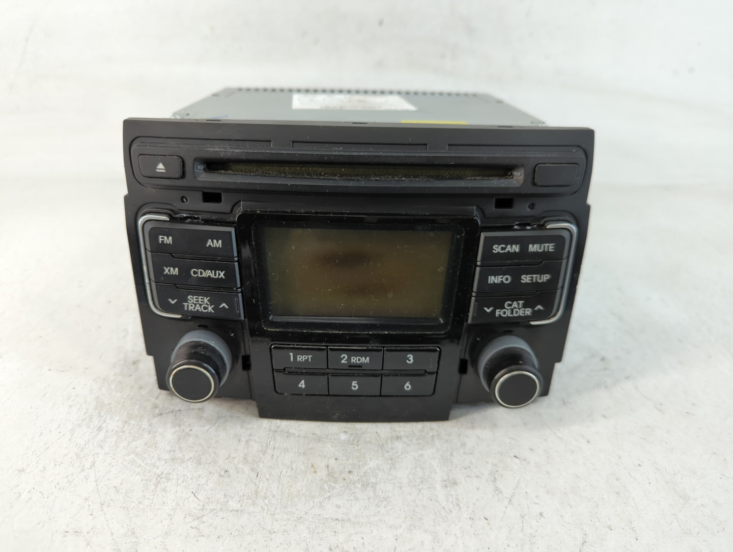 2011 Hyundai Sonata Radio AM FM Cd Player Receiver Replacement P/N:96180-3Q000 Fits OEM Used Auto Parts - Oemusedautoparts1.