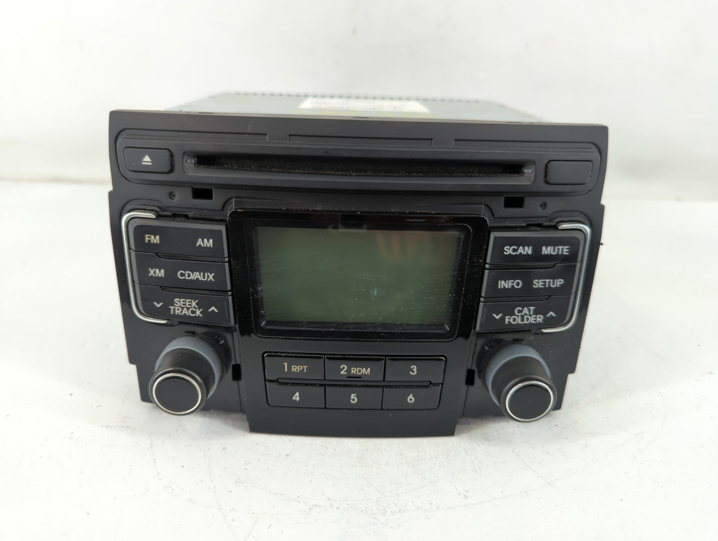 2011 Hyundai Sonata Radio AM FM Cd Player Receiver Replacement P/N:96180-3Q0014X Fits OEM Used Auto Parts - Oemusedautoparts