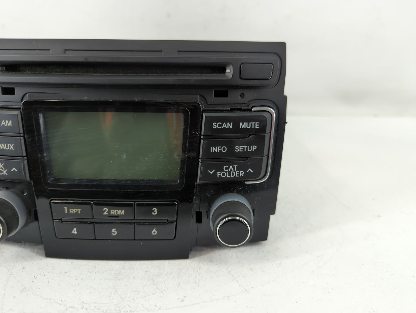 2011 Hyundai Sonata Radio AM FM Cd Player Receiver Replacement P/N:96180-3Q0014X Fits OEM Used Auto Parts - Oemusedautoparts