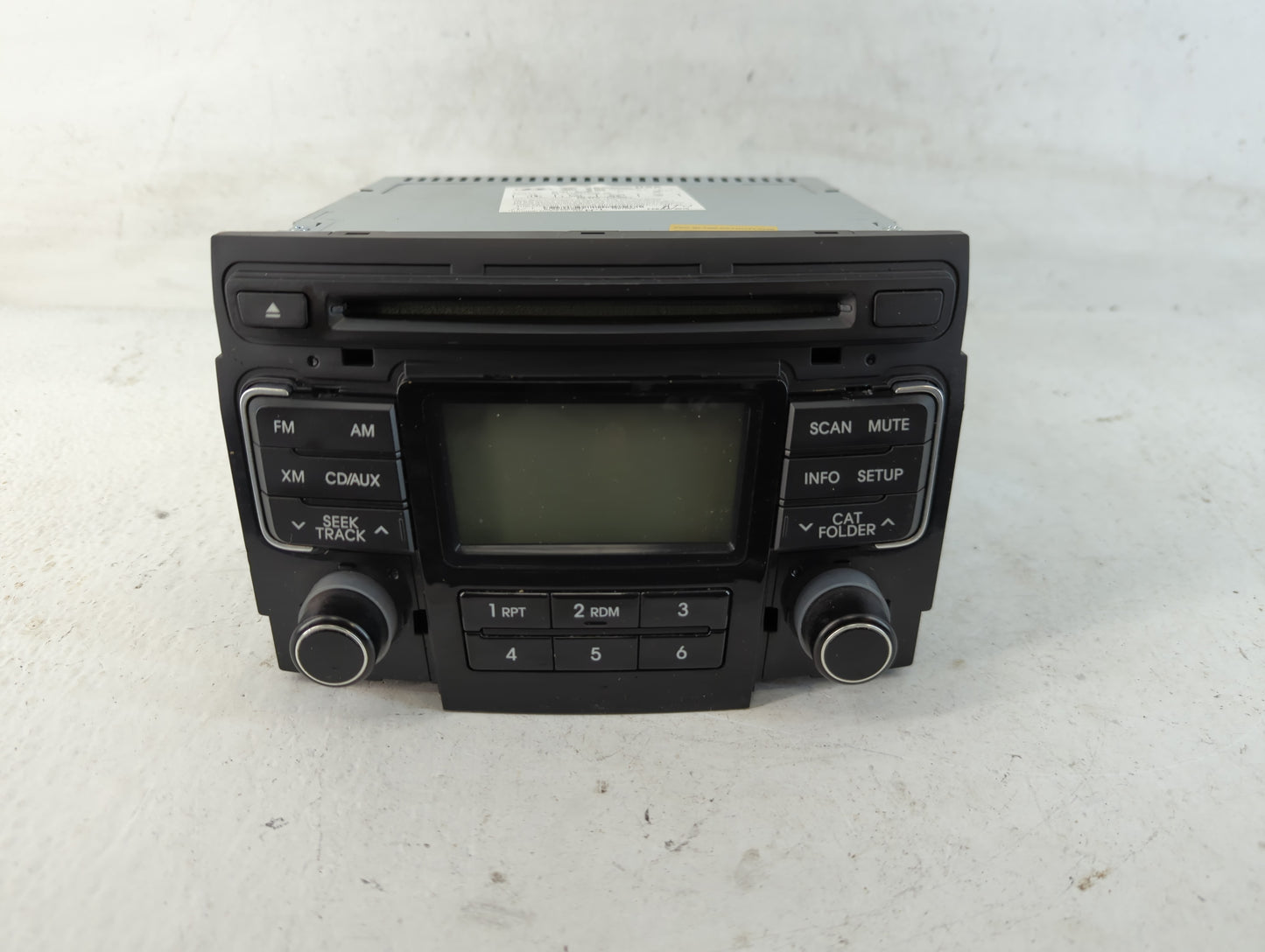 2011 Hyundai Sonata Radio AM FM Cd Player Receiver Replacement P/N:96180-3Q000 Fits OEM Used Auto Parts - Oemusedautoparts1.