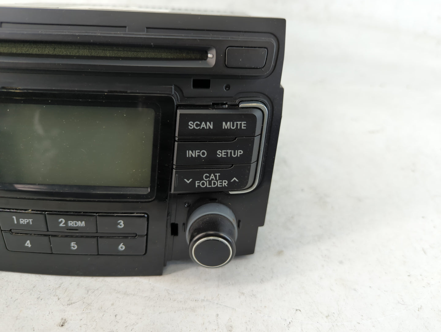 2011 Hyundai Sonata Radio AM FM Cd Player Receiver Replacement P/N:96180-3Q000 Fits OEM Used Auto Parts - Oemusedautoparts1.