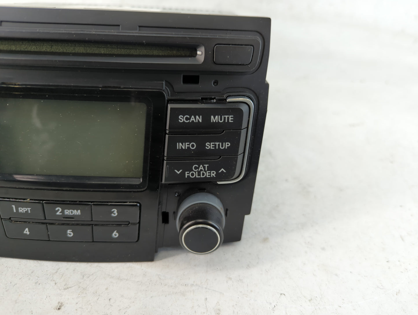 2011 Hyundai Sonata Radio AM FM Cd Player Receiver Replacement P/N:96180-3Q000 Fits OEM Used Auto Parts - Oemusedautoparts1.