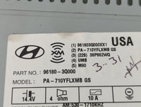 2011 Hyundai Sonata Radio AM FM Cd Player Receiver Replacement P/N:96180-3Q000 Fits OEM Used Auto Parts - Oemusedautoparts1.