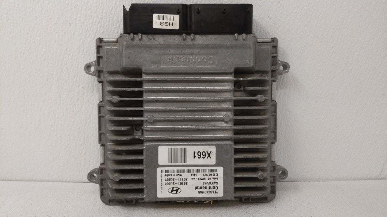 2011-2014 Hyundai Sonata PCM Engine Control Computer ECU ECM PCU OEM P/N:39101-2G661 39111-2G661 Fits Fits 2011 2012 2013 20