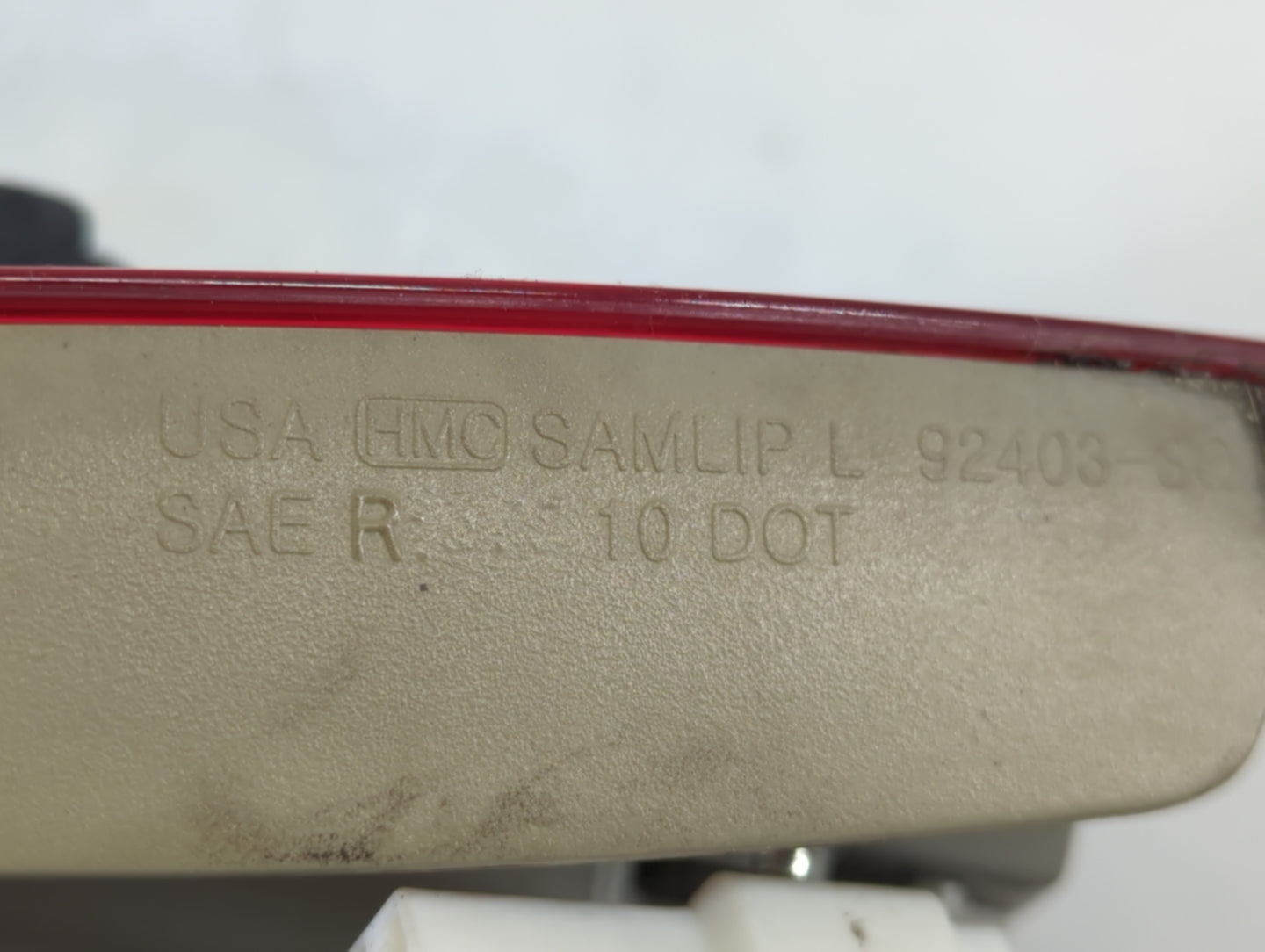 2011-2014 Hyundai Sonata Tail Light Assembly Driver Left OEM P/N:92403-SQ Fits Fits 2011 2012 2013 2014 OEM Used Auto Parts 