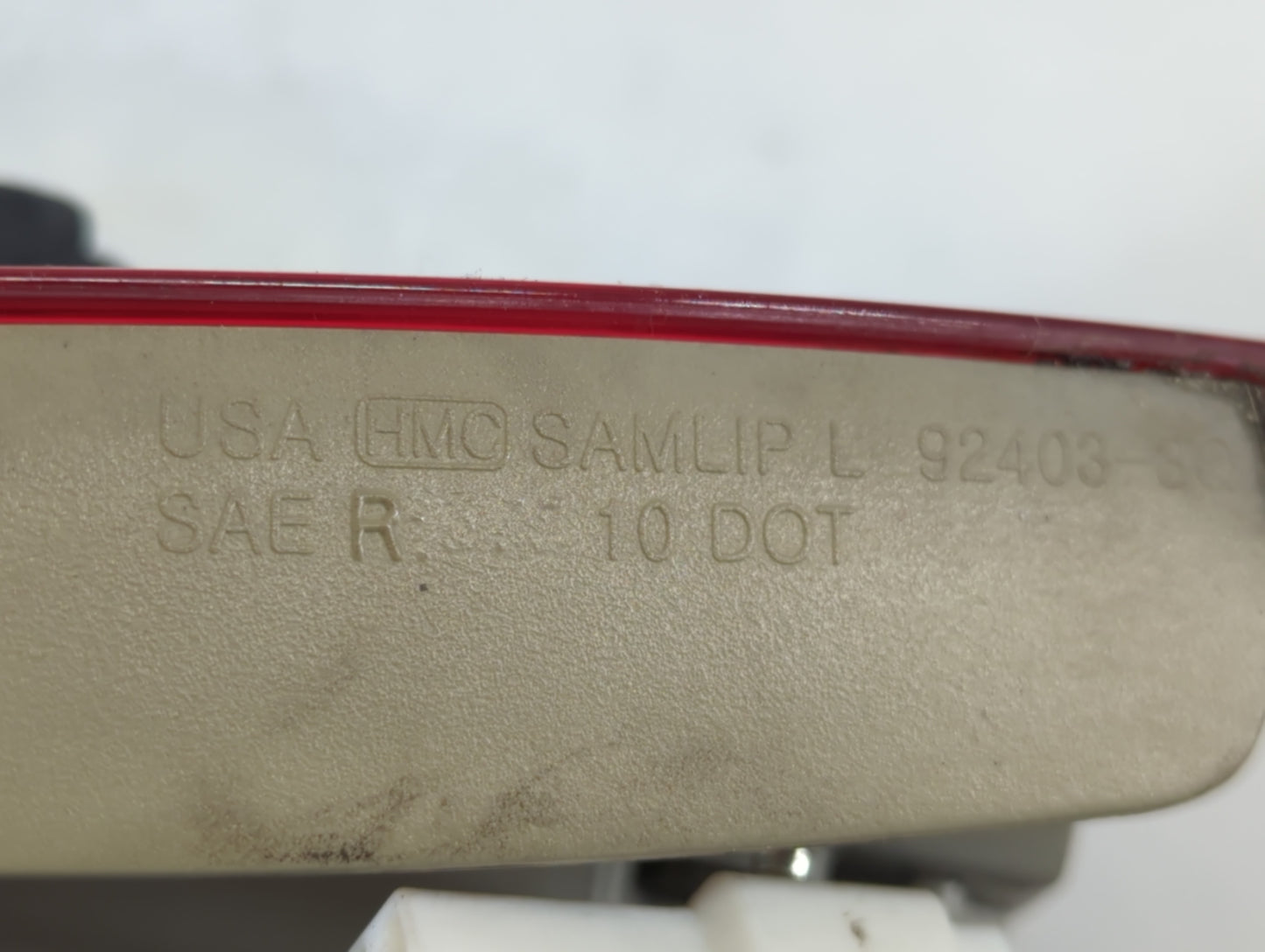 2011-2014 Hyundai Sonata Tail Light Assembly Driver Left OEM P/N:92403-SQ Fits Fits 2011 2012 2013 2014 OEM Used Auto Parts 