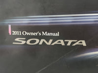 2011 Hyundai Sonata Owners Manual Book Guide P/N:A3SO-EU08G OEM Used Auto Parts - Oemusedautoparts1.com