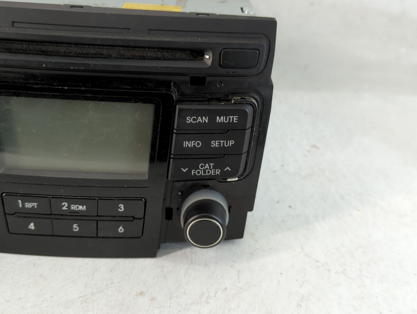 2011 Hyundai Sonata Radio AM FM Cd Player Receiver Replacement P/N:96180-3Q001 Fits OEM Used Auto Parts - Oemusedautoparts1.