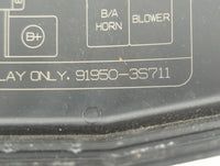 2011-2014 Hyundai Sonata Fusebox Fuse Box Panel Relay Module P/N:91950-3S711 Fits Fits 2011 2012 2013 2014 OEM Used Auto Par